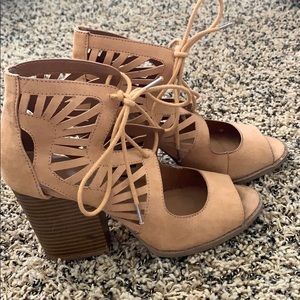 Charlotte Russe block heel sandals